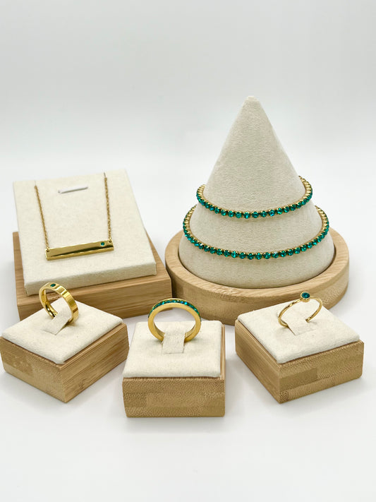 December GemStack BlueZircon Gold