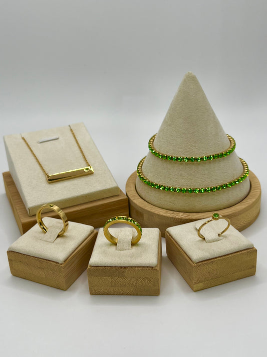 August GemStack Peridot Gold