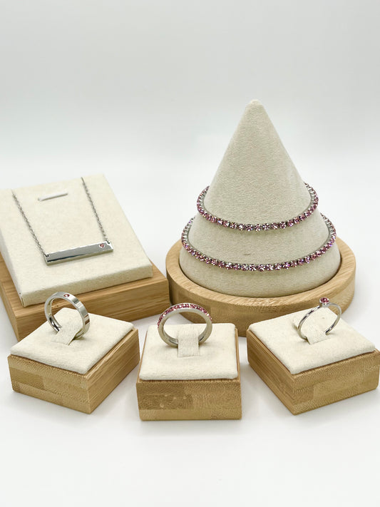 October GemStack Tourmaline Silver
