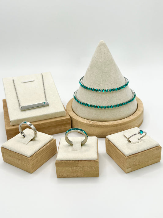 December Stack BlueZircon Silver