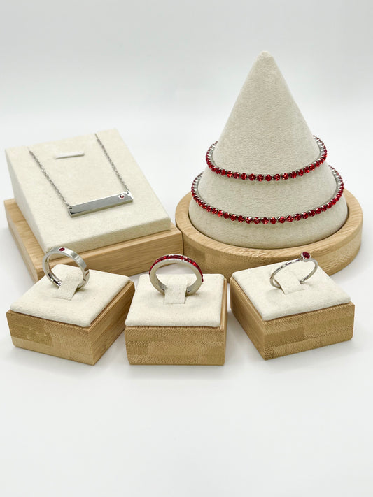 July GemStack Ruby Silver