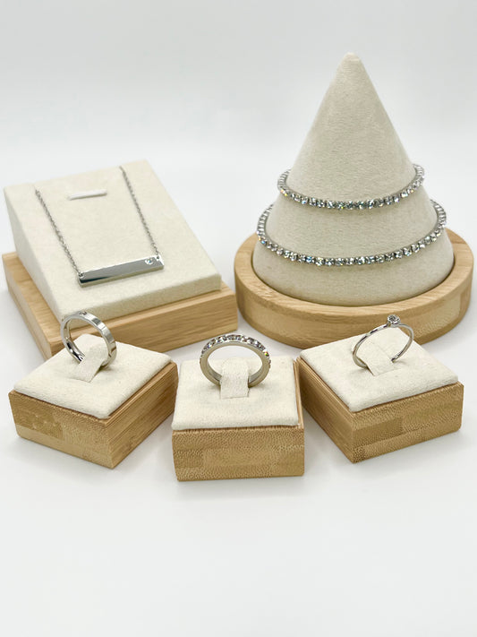 April GemStack Diamond Silver